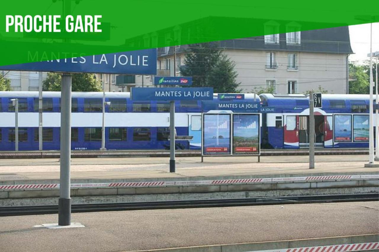 Gesteasy Au Top, Confort, Proche Gare Mantes-la-Jolie Εξωτερικό φωτογραφία